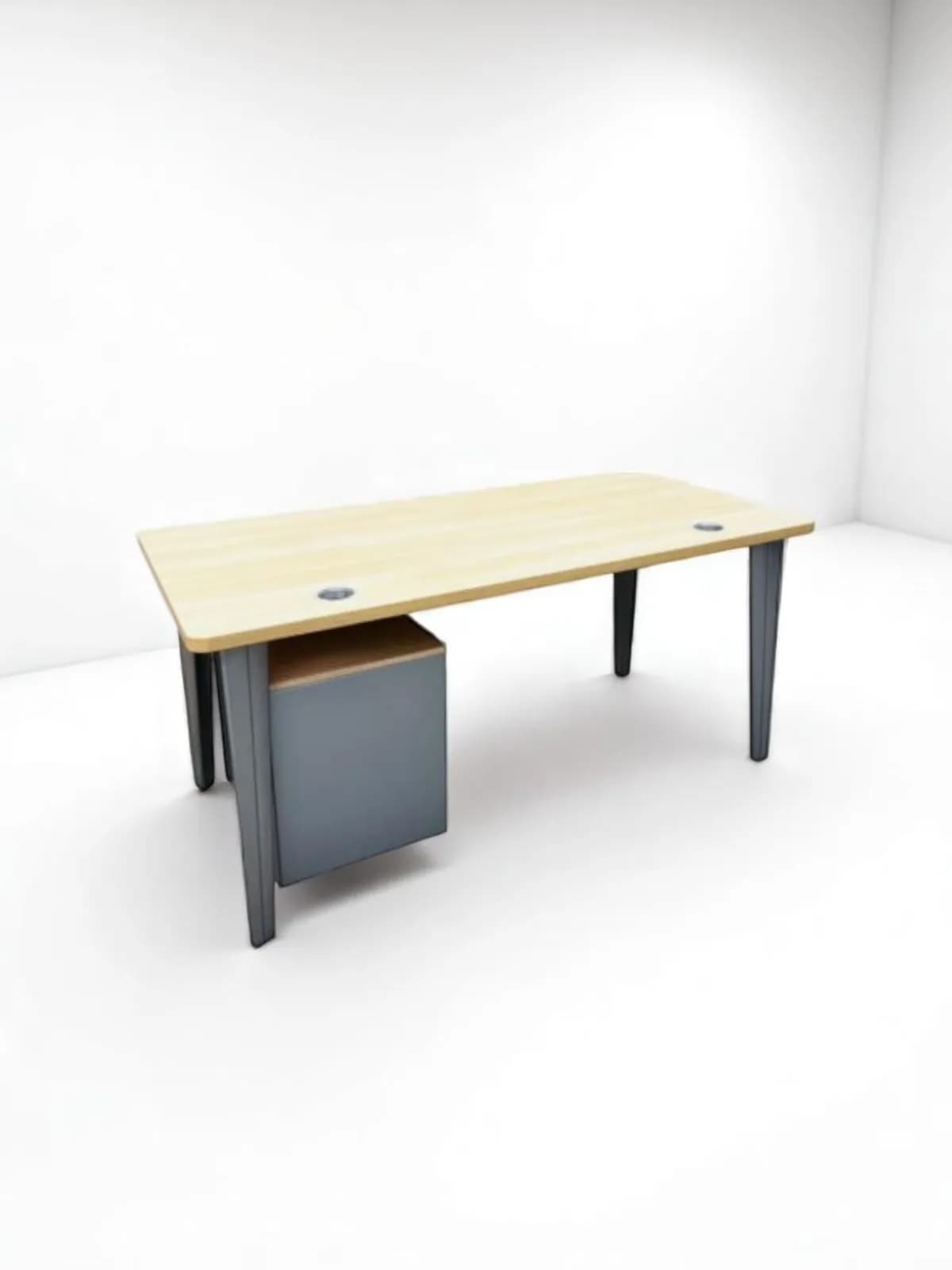 Bureau droit Magencia 160x80cm chêne Bureau droit Magencia 160x80cm chêne