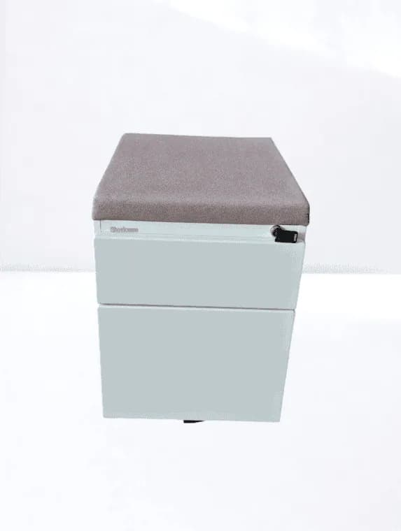 Caisson bas à roulettes Steelcase avec top Assise Caisson bas à roulettes Steelcase avec top Assise