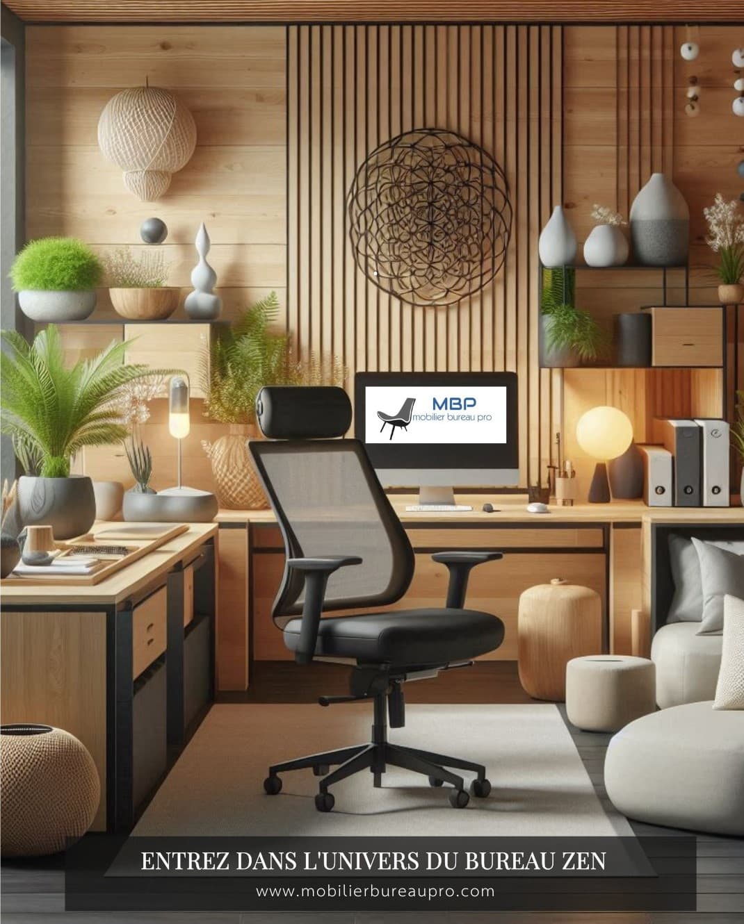 L'Art du Bureau Zen : Entre Esthétique, Ergonomie Silence et Confort L'Art du Bureau Zen : Entre Esthétique, Ergonomie Silence et Confort