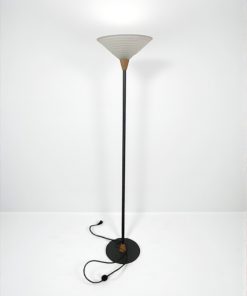 Lampadaire de bureau MANADE halogène avec vasque verre