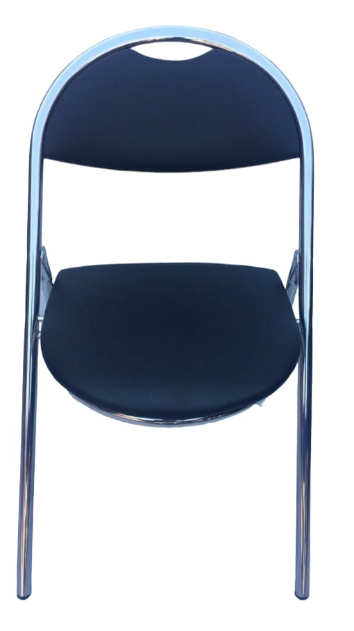 Chaise pliante 100 % d'extérieur Llado aluminium noir et