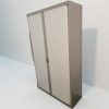 Armoire haute Steelcase bi-color grise 120x200cm