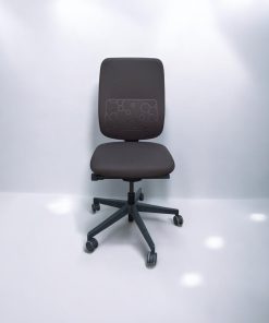 Chaise à roulette Steelcase reply sans accoudoir Marron
