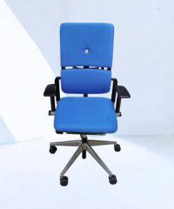 Chaise Steelcase Please 2 Double Dossier Bleu