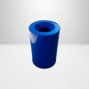 Corbeille anti feu Rossignol Neo métallique bleu 90 Litres