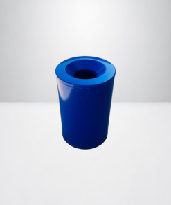 Corbeille anti feu Rossignol Neo métallique bleu 90 Litres