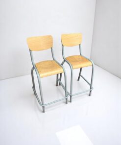 Lot 2 chaises rehaussée Alta bois avec repose pied promo