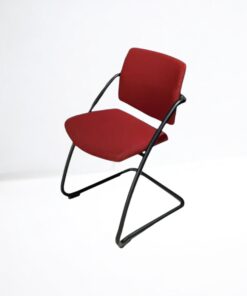 Chaise-de-bureau-accueil-Sesta-Q-easy-rouge-fonce