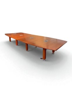 Table de Réunion en Bois avec Connectique 480x160cm