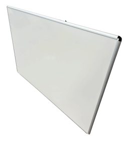 Tableau blanc chromé fixation mural magnétique 60x90cm - Mobilier Bureau Pro