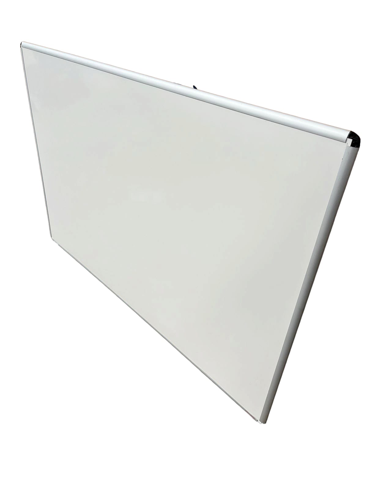 Tableau blanc chromé fixation mural magnétique 60x90cm - Mobilier Bureau Pro