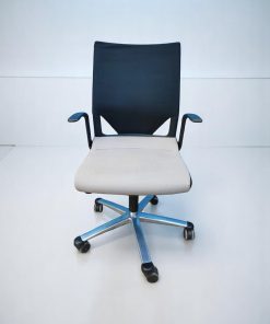 Chaise à roulette Wilkhahn Modus tissu dossier mesh