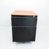 Caisson Steelcase Noir à 2 Tiroirs avec Clé