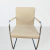 Chaise visiteur Bene de direction en cuir luge
