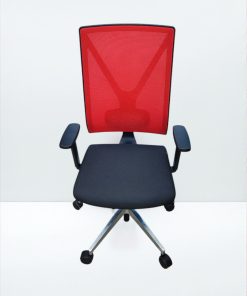 Chaise à roulette Girsberger yanos soutient lombaire assis noir