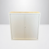 Armoire métal Magencia 120x100cm blanche + clé