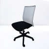 Chaise à roulette format 5 Sentis mesh blanche