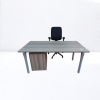 Bureau Steelcase 160x80cm + caisson 3 tiroirs