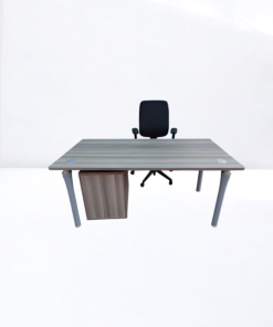 Bureau Steelcase 160x80cm + caisson 3 tiroirs