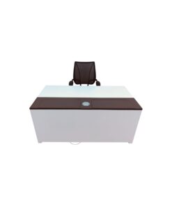Bureau avec écran escamotable